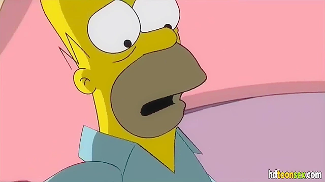 Horny Marge Simpson Getting Banged And Sucking Homer S Dick