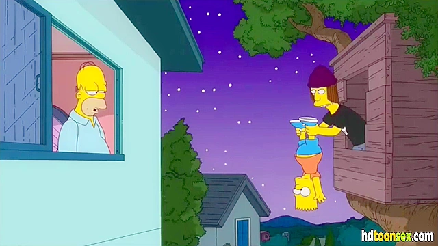 Horny Marge Simpson Getting Banged And Sucking Homer S Dick