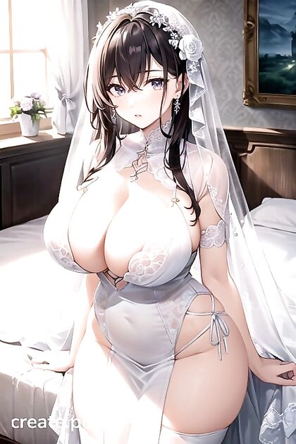 Busty Bride Takes Control in the Bridal Chamber With Rimuru Tempest