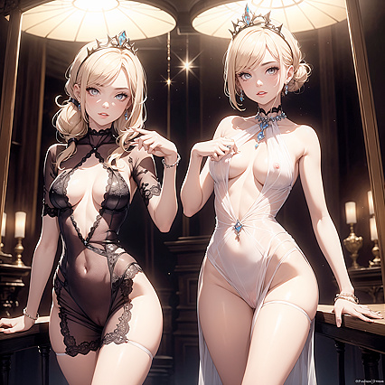 Doubling Down on Double Princess Porn - Hentaified XXX Pic