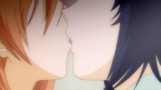 Anime Schoolgirl Lesbian Kissing Porn - Innocent Lovers 3 - Anime schoolgirls kiss and lick pussy in romantic  lesbian hentai | HentaiSmile.com